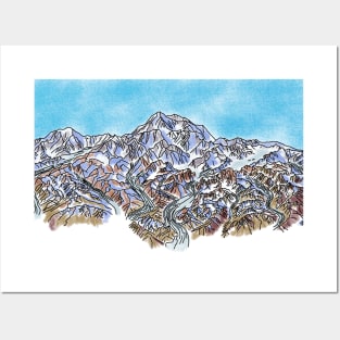 Denali Landscape Posters and Art